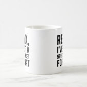 Ontspan me dat ik een spreadsheet heb koffiemok (Center)