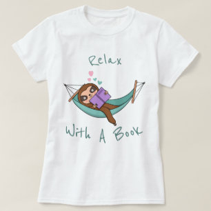 Ontspan met een boek t-shirt