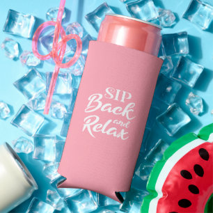 Ontspan met een drankje Roze Slim