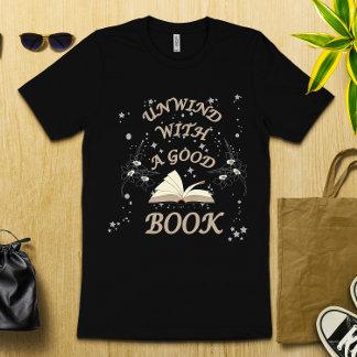 Ontspan met een goed boek t-shirt