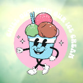 Ontspan Met Ons Ijs Raamsticker (Vel 3)