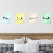 Ontspan Ontspan Weken Badkamer Muurkunst Sets (Slaapkamer)
