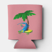 Ontspan op het strand blikjeskoeler (Achterkant)