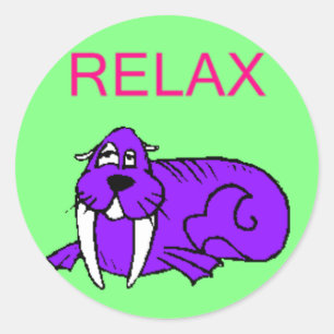 Ontspan Sticker