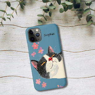 Ontspannen kat iPhone 11 pro hoesje