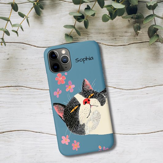 Ontspannen kat Case-Mate iPhone case