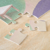 Ontspannen Kitten in de woonkamer Legpuzzel (Zijkant)