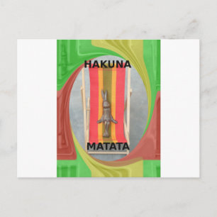 Ontspannen Konijn Vector Kunstwerk Print Design Briefkaart