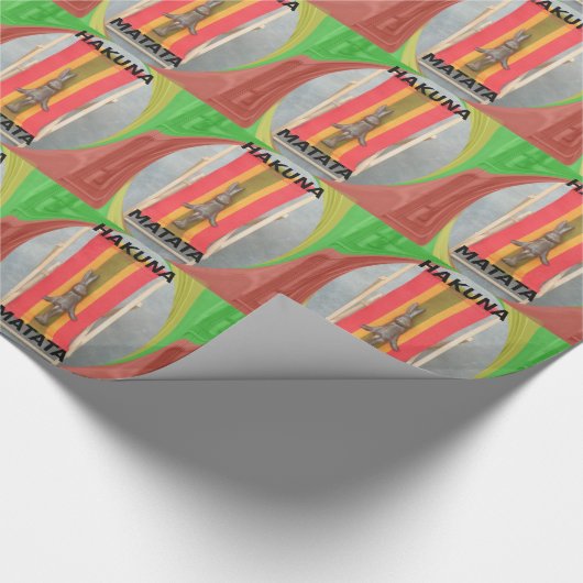 Ontspannen Konijn Vector Kunstwerk Print Design Cadeaupapier (Hoek)