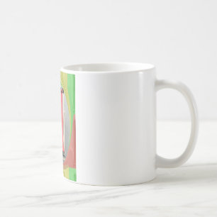Ontspannen Konijn Vector Kunstwerk Print Design Koffiemok