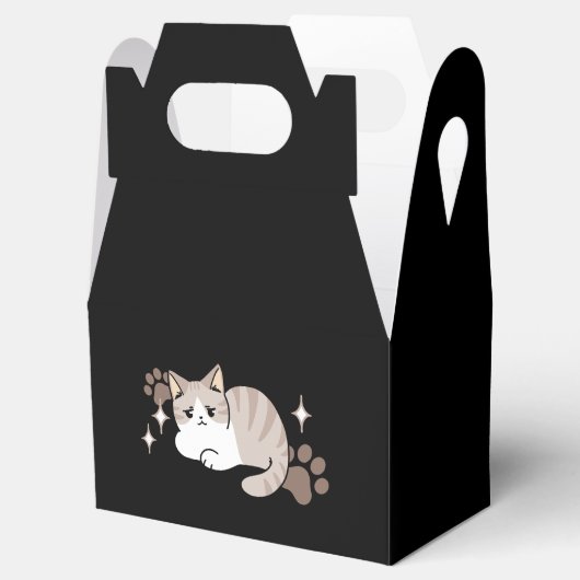 Ontspannen & Luie Vibes voor Cat Lovers Design Bedankdoosjes (Geopend)