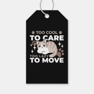 Ontspannen & Luie Vibes voor Cat Lovers Design Cadeaulabel