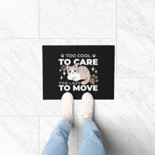 Ontspannen & Luie Vibes voor Cat Lovers Design Deurmat