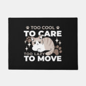 Ontspannen & Luie Vibes voor Cat Lovers Design Deurmat (Voorkant)
