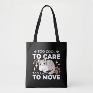 Ontspannen & Luie Vibes voor Cat Lovers Design Draagtas