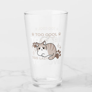 Ontspannen & Luie Vibes voor Cat Lovers Design Glas
