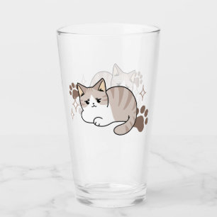 Ontspannen & Luie Vibes voor Cat Lovers Design Glas