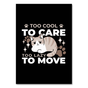 Ontspannen & Luie Vibes voor Cat Lovers Design Kaart