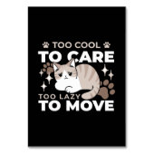 Ontspannen & Luie Vibes voor Cat Lovers Design Kaart (Voorkant)