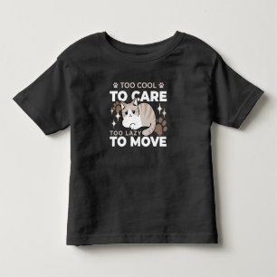 Ontspannen & Luie Vibes voor Cat Lovers Design Kinder Shirts