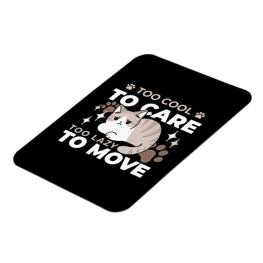 Ontspannen & Luie Vibes voor Cat Lovers Design Magneet (Linkerzijde)