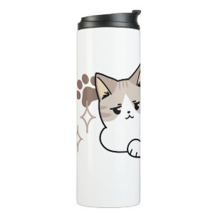 Ontspannen & Luie Vibes voor Cat Lovers Design Thermosbeker