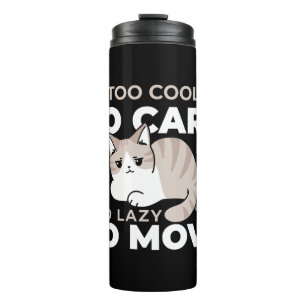 Ontspannen & Luie Vibes voor Cat Lovers Design Thermosbeker