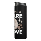 Ontspannen & Luie Vibes voor Cat Lovers Design Thermosbeker (Geroteerd rechts)