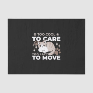 Ontspannen & Luie Vibes voor Cat Lovers Design Tissuepapier