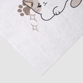 Ontspannen & Luie Vibes voor Cat Lovers Design Tissuepapier (Detail)