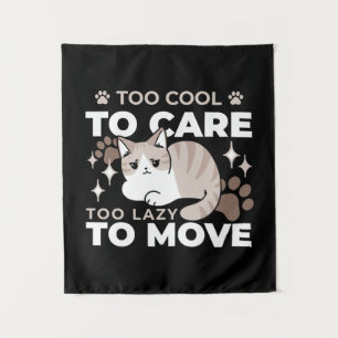 Ontspannen & Luie Vibes voor Cat Lovers Design Wandkleed