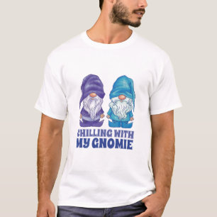 Ontspannen met mijn Gnomie Cute Gnome Kunst T-shirt