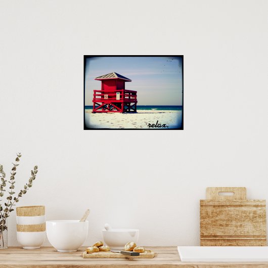 ontspannen. poster (Keuken)