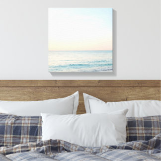 Ontspannend knus strandcanvas canvas afdruk