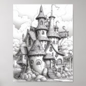 Ontspannend Landschapskleurend Poster (Voorkant)