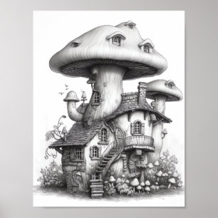 Ontspannend Landschapskleurend Poster