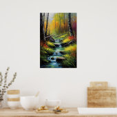 Ontspannende geluiden van het bos poster (Keuken)