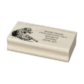 Ontspannende Jaguar Nieuw Thuisadres Rubberstempel (Stempel)