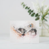 Ontspannende katten briefkaart (Staand voorkant)