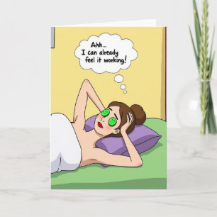 Ontspannende Spa Moederdagkaart Kaart