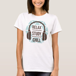 ontspanning bij het bestuderen van koeling t-shirt