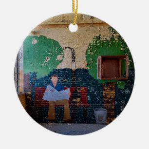 Ontspanningsruimte  keramisch ornament