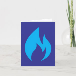 Ontsteek de Blue Flame Kaart