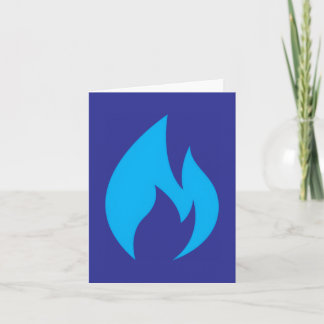 Ontsteek de Blue Flame Kaart