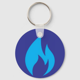 Ontsteek de Blue Flame Sleutelhanger