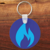Ontsteek de Blue Flame Sleutelhanger (Achterkant)
