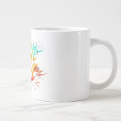 "Ontsteek het station" Extra Grote Beker (Rechts)