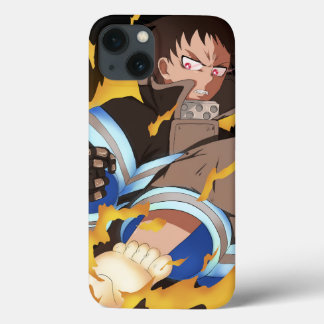 Ontsteek je stijl: Shinra Kusakabe Fire Force iPhone 13 Hoesje