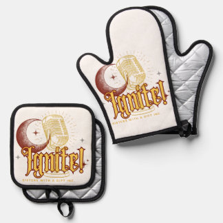 ONTSTEEK! Merk Merch van SWAG Inc. Ovenwant & Pannenlap Set