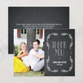 Ontstekende lekkernijen Weddenschap Hartelijk dank Bedankkaart (Voorkant / Achterkant)